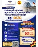 THƯ MỜI THAM DỰ HỘI THẢO – KHÁM PHÁ CƠ HỘI HỌC TẬP VÀ PHÁT TRIỂN SỰ NGHIỆP TẠI ĐỨC