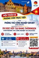 HỘI THẢO DU HỌC KÉP TẠI BANG THÜRINGEN TRONG KHỐI NGÀNH THỦ CÔNG NGHIỆP TẠI CHLB ĐỨC